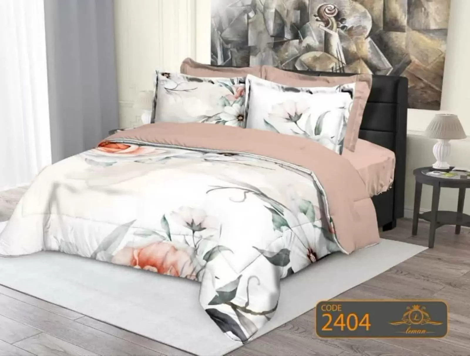 لحاف تنسل دو نفره 160 کد D-2404 ورونیکا